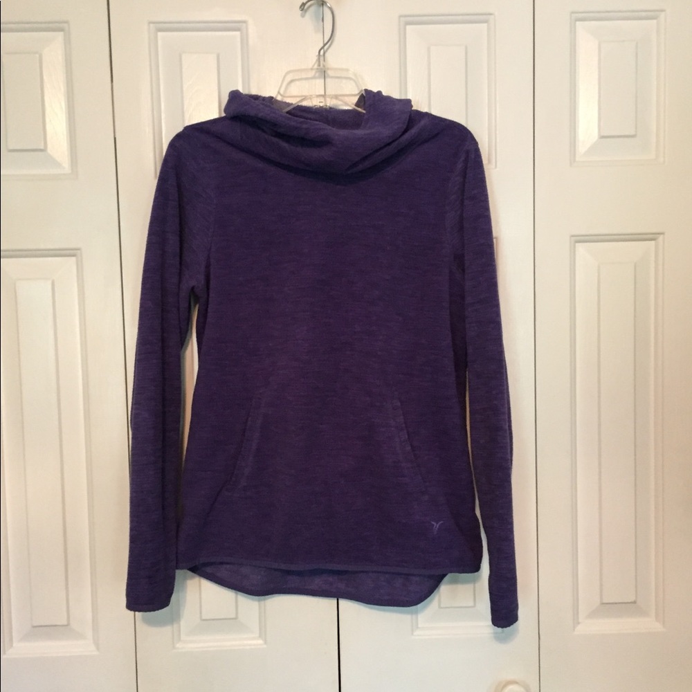 Purple activewear fleece